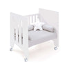 Minicuna 60x80 cm y cuna 60x120 cm (7en1) blanca · Omni Tre White