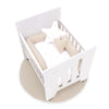 Minicuna de colecho (5en1) con ruedas 60x80 cm blanca · Omni Uno White C181A-M7700