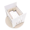 Minicuna de colecho (5en1) con ruedas 60x80 cm blanca · Omni Uno White C181A-M7700