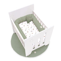 Minicuna de colecho (5en1) con ruedas 60x80 cm blanca · Omni Uno White C181A-M7700