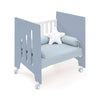 Minicuna de colecho con ruedas 60x80 cm azul · Omni Uno Blue denim