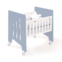 Minicuna de colecho con ruedas 60x80 cm azul · Omni Uno Blue denim