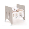 Minicuna colecho con ruedas 60x80 cm beige · Omni Uno Arena