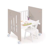 Minicuna colecho con ruedas 60x80 cm beige · Omni Uno Arena