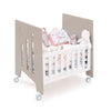 Minicuna colecho con ruedas 60x80 cm beige · Omni Uno Arena
