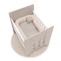 Minicuna colecho (5en1) con ruedas 60x80 cm beige · Omni Uno Arena C181A-M7753