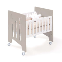 Minicuna colecho con ruedas 60x80 cm beige · Omni Uno Arena