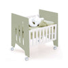 Minicuna colecho con ruedas 60x80 cm verde-oliva · Omni Uno Erba