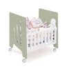 Minicuna colecho con ruedas 60x80 cm verde-oliva · Omni Uno Erba