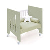 Minicuna colecho con ruedas 60x80 cm verde-oliva · Omni Uno Erba