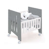 Minicuna colecho con ruedas 60x80 cm antracita · Omni Uno Antracita