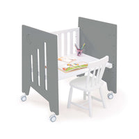 Minicuna colecho con ruedas 60x80 cm antracita · Omni Uno Antracita