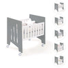 Minicuna colecho (5en1) con ruedas 60x80 cm antracita · Omni Uno Antracita