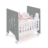 Minicuna colecho con ruedas 60x80 cm antracita · Omni Uno Antracita