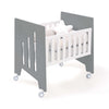 Minicuna colecho con ruedas 60x80 cm antracita · Omni Uno Antracita