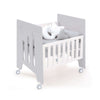 Minicuna colecho con ruedas 60x80 cm gris · Omni Uno Grey