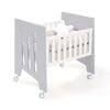 Minicuna colecho con ruedas 60x80 cm gris · Omni Uno Grey