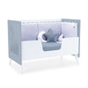 Cuna colecho 60x120 cm (4en1) blanco/celeste · Nexo Due Blu denim C187D-M7741