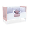 Cuna de colecho 60x120 cm (4en1) rosa pastel · Nexo Due Flamingo C187D-M7742