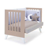 Cuna colecho 60x120 cm (4en1) blanco/beige · Nexo Due Arena C187D-M7753
