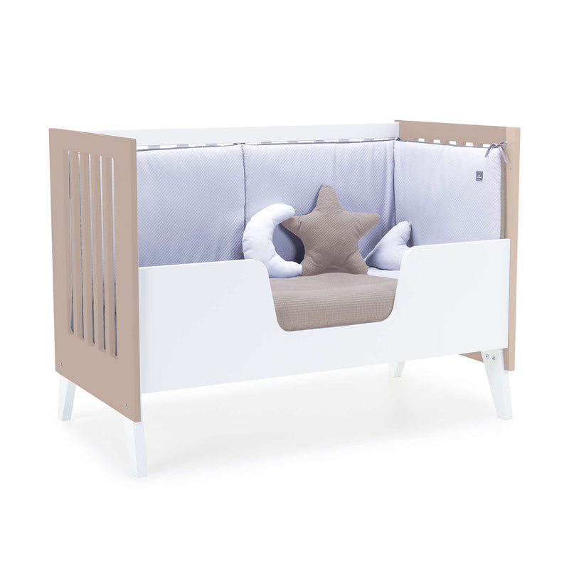 Cuna colecho 60x120 cm (4en1) blanco/beige · Nexo Due Arena C187D-M7753