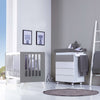 Cuna colecho 60x120 cm (4en1) blanco/antracita · Nexo Due Antracita