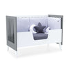 Cuna colecho 60x120 cm (4en1) blanco/antracita · Nexo Due Antracita C187D-M7758