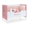 Cuna de colecho 60x120 cm (4en1) rosa · Nexo Due Quarzo C187D-M7759