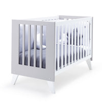 Cuna colecho 60x120 cm (4en1) blanco/gris · Nexo Due Grey