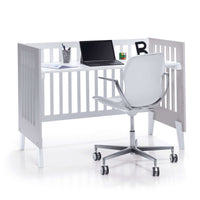 Minicuna y cuna todo en uno (7en1) blanca/gris · Nexo Tre Grey