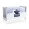 Cuna colecho 60x120 cm (4en1) blanco/gris · Nexo Due Grey C187D-M7778
