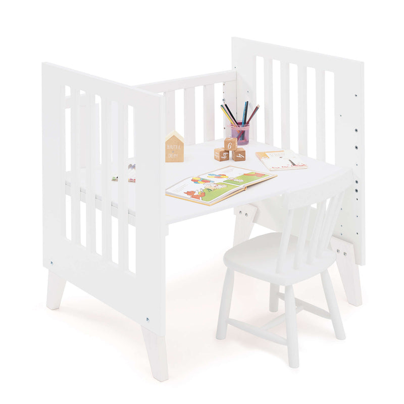 Minicuna y cuna todo en uno (7en1) blanca · Nexo Tre White C187T-M7700