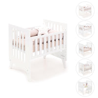 Minicuna 60x80 cm para colecho (5en1) blanca · Nexo Uno White C187A-M7700