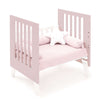 Minicuna y cuna todo en uno (7en1) blanca/rosa claro · Nexo Tre Flamingo C187T-M7742