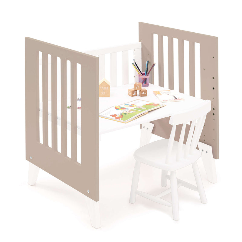 Minicuna y cuna todo en uno (7en1) blanca/beige · Nexo Tre Arena C187T-M7753