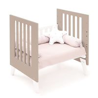 Minicuna y cuna todo en uno (7en1) blanca/beige · Nexo Tre Arena C187T-M7753