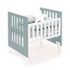 Minicuna 60x80 cm para colecho blanca/verde eucalipto · Nexo Uno Eucalyptus