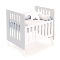 Minicuna y cuna todo en uno (7en1) blanca/gris · Nexo Tre Grey C187T-M7778