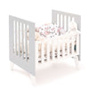 Minicuna y cuna todo en uno (7en1) blanca/gris · Nexo Tre Grey C187T-M7778