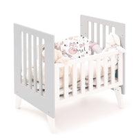 Minicuna y cuna todo en uno (7en1) blanca/gris · Nexo Tre Grey C187T-M7778