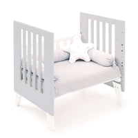 Minicuna y cuna todo en uno (7en1) blanca/gris · Nexo Tre Grey C187T-M7778