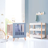 Cuna de colecho 60x120 cm (4en1) madera/celeste · Nexor Blue Denim