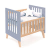 Minicuna colecho 60x80 cm (5en1) madera/azul · Nexor Uno Blu denim C187RA-M4195