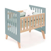 Minicuna colecho 60x80 cm madera/verde · Nexor Uno Eucalyptus