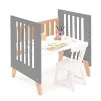 Minicuna colecho 60x80 cm (5en1) madera/antracita · Nexor Uno Antracita C187RA-M5895