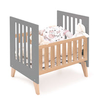 Minicuna colecho 60x80 cm (5en1) madera/antracita · Nexor Uno Antracita C187RA-M5895