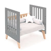 Minicuna colecho 60x80 cm (5en1) madera/antracita · Nexor Uno Antracita C187RA-M5895