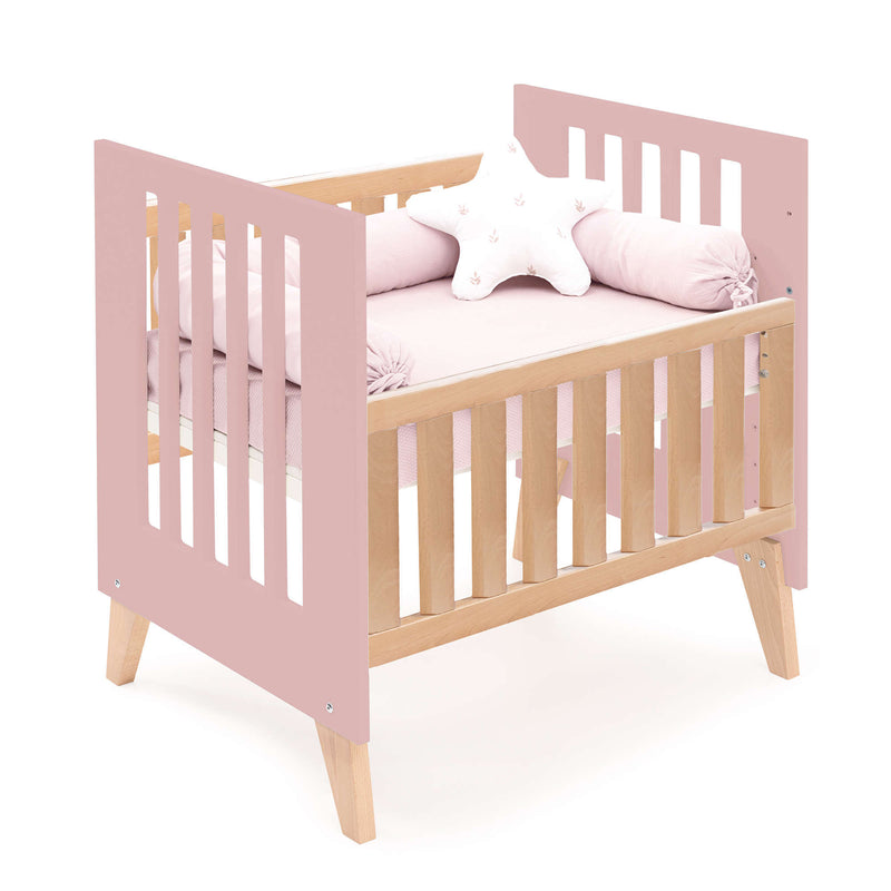 Minicuna colecho 60x80 cm (5en1) madera/rosado · Nexor Uno Quarzo C187RA-M5995