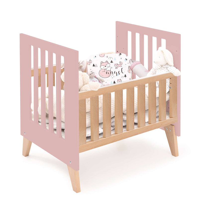 Minicuna colecho 60x80 cm (5en1) madera/rosado · Nexor Uno Quarzo C187RA-M5995