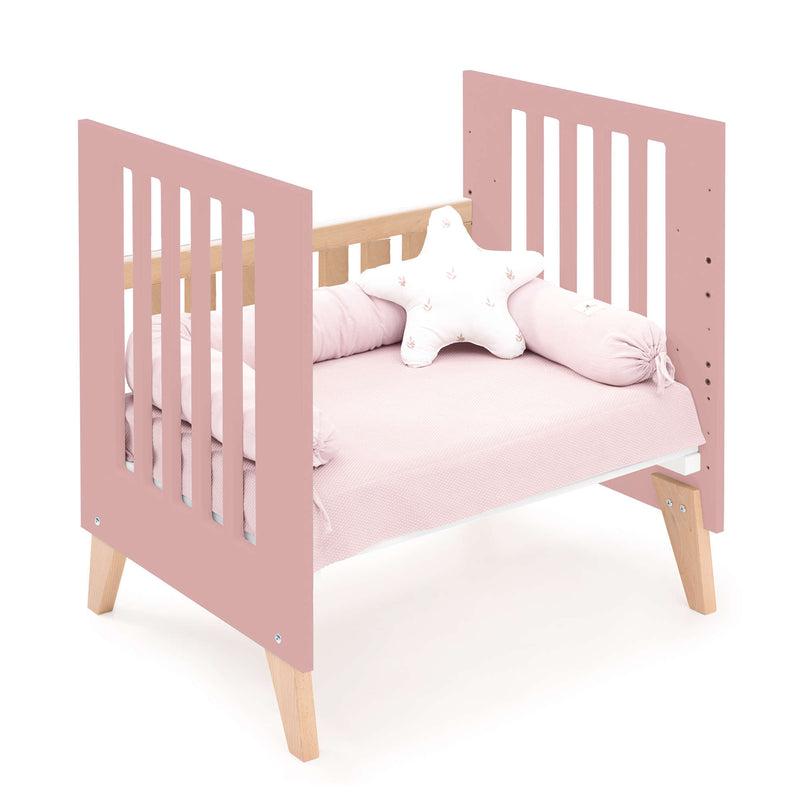 Minicuna colecho 60x80 cm (5en1) madera/rosado · Nexor Uno Quarzo C187RA-M5995